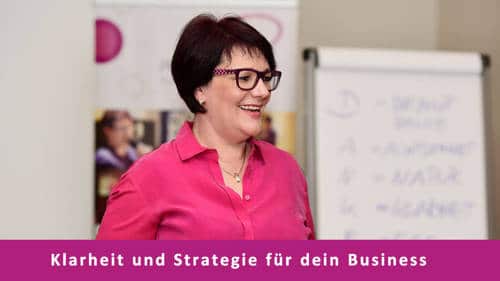 Banner "Onlinekurs Klarheit und Strategie für dein Business"